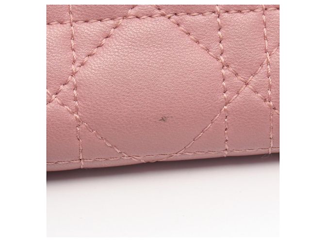 Piccola wallet rotonda Lady Cannage di Christian Dior - vista 7