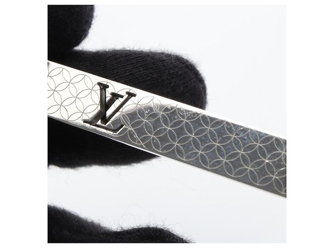 Fermaglio da cravatta in metallo argento per uomo Louis Vuitton - vista 6
