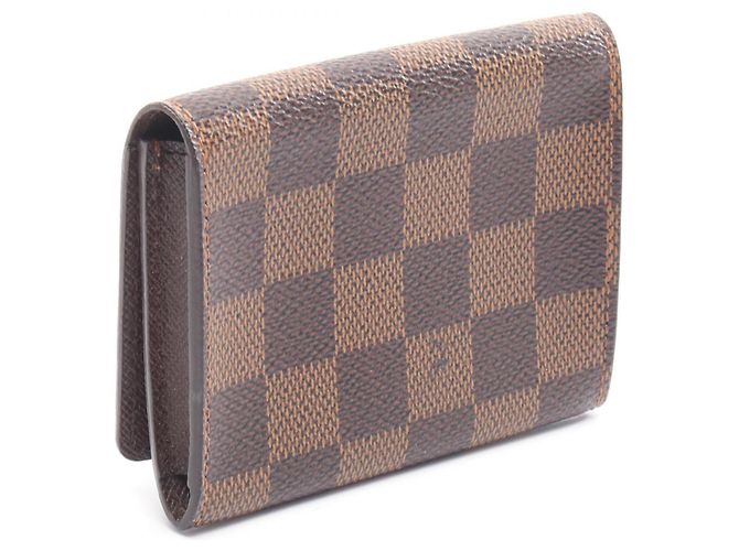 Louis Vuitton Visitenkartenhalter Umschlag Braun Damier ebene - Ansicht 2