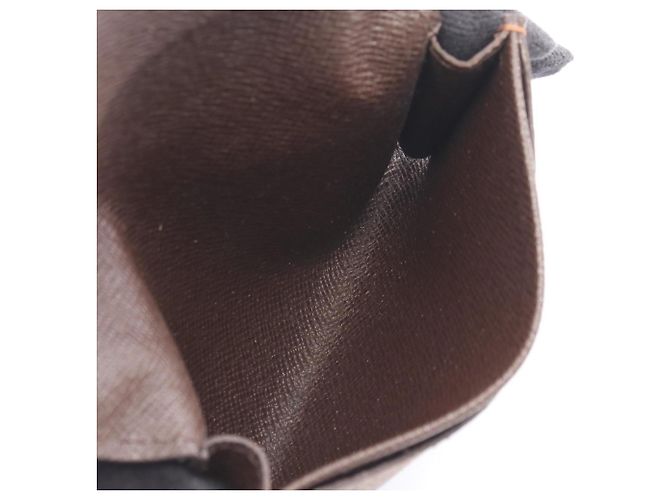 Louis Vuitton Visitenkartenhalter Umschlag Braun Damier ebene - Ansicht 3