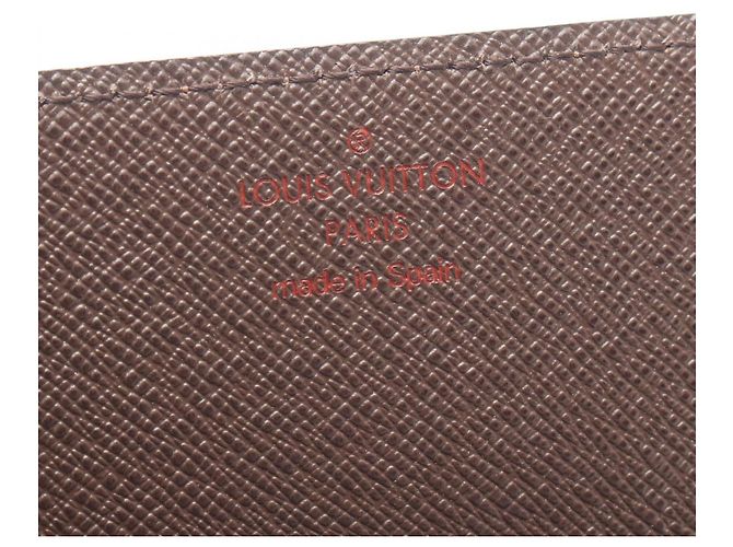 Louis Vuitton Visitenkartenhalter Umschlag Braun Damier ebene - Ansicht 4