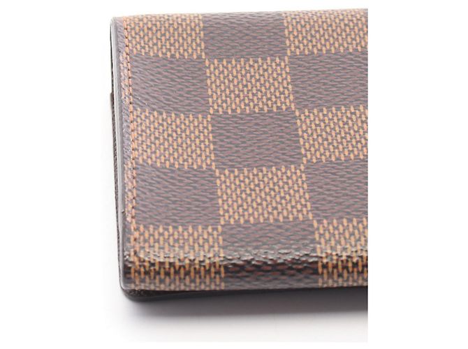 Louis Vuitton Visitenkartenhalter Umschlag Braun Damier ebene - Ansicht 7