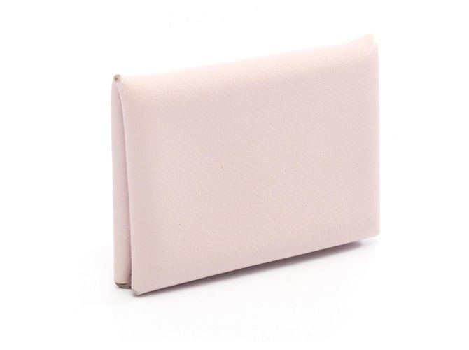 Monedero Calvi de Hermès en rosa - vista 2