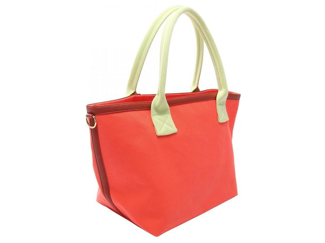 Borsa Tote Socabas Petit H di Hermès Marrone Rosso Verde - vista 2