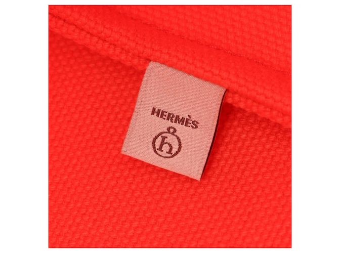 Borsa Tote Socabas Petit H di Hermès Marrone Rosso Verde - vista 4