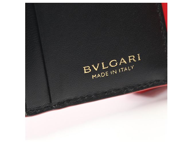 Bulgari Billetera Bvlgari Serpenti Forever de dos pliegues Rosa - vista 5