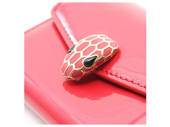 Bulgari Billetera Bvlgari Serpenti Forever de dos pliegues Rosa - vista 6