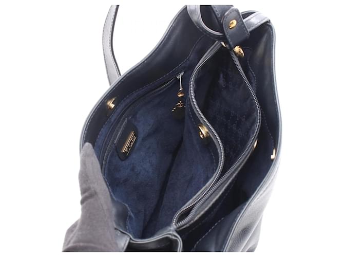 Borsa a Spalla Gucci Interlocking G Blu navy - vista 3