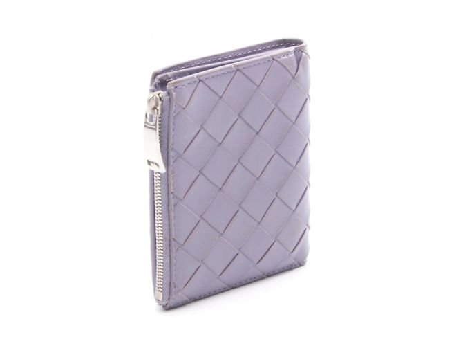 Billetera bi-fold de cuero Intrecciato Bottega Veneta - vista 2