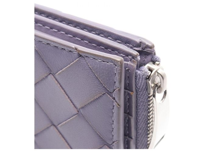 Billetera bi-fold de cuero Intrecciato Bottega Veneta - vista 8