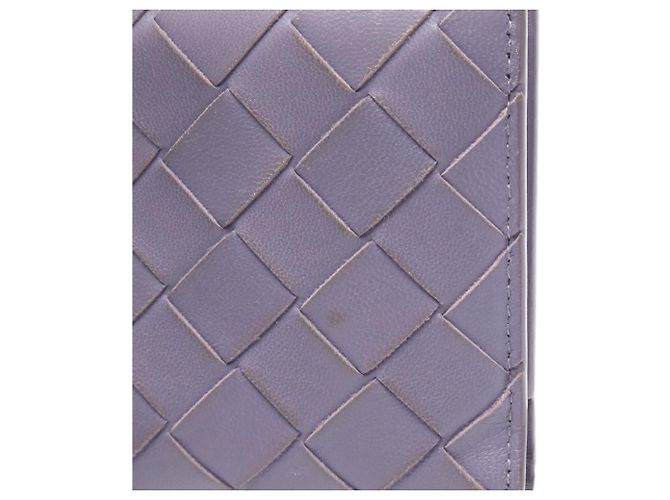 Billetera bi-fold de cuero Intrecciato Bottega Veneta - vista 9