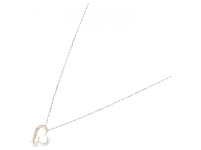 Autre Marque Collana in Oro K10 con Diamante Star Jewelry Rosa Bianco - vista 2