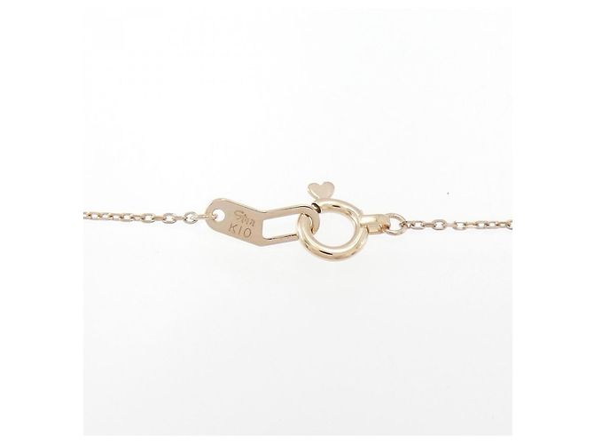Autre Marque Collana in Oro K10 con Diamante Star Jewelry Rosa Bianco - vista 5