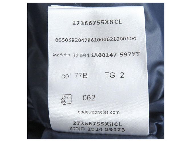 Moncler ENZIAN GIUBOTTO Chaqueta de Plumas de Nylon Castaño Azul Azul marino - vista 11
