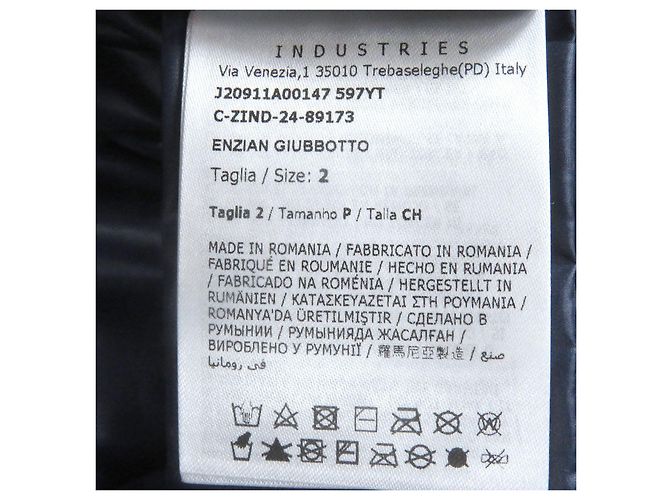 Moncler ENZIAN GIUBOTTO Chaqueta de Plumas de Nylon Castaño Azul Azul marino - vista 8