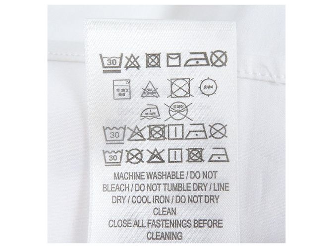 Camicia a Maniche Corte Burberry Bianco - vista 10