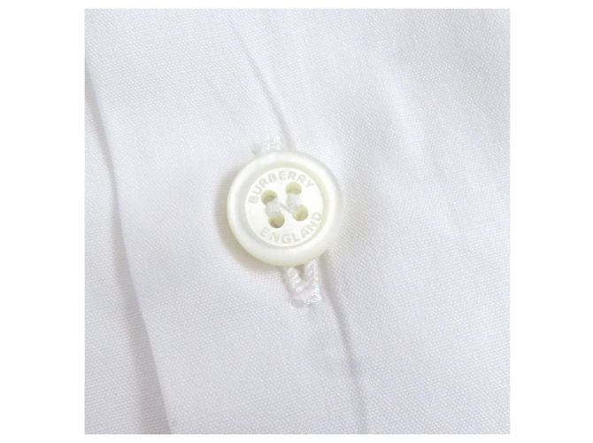 Camicia a Maniche Corte Burberry Bianco - vista 5