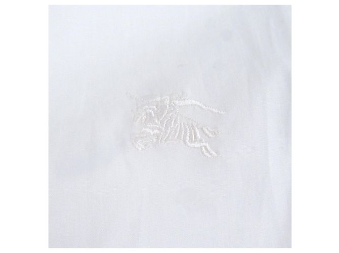 Camicia a Maniche Corte Burberry Bianco - vista 6
