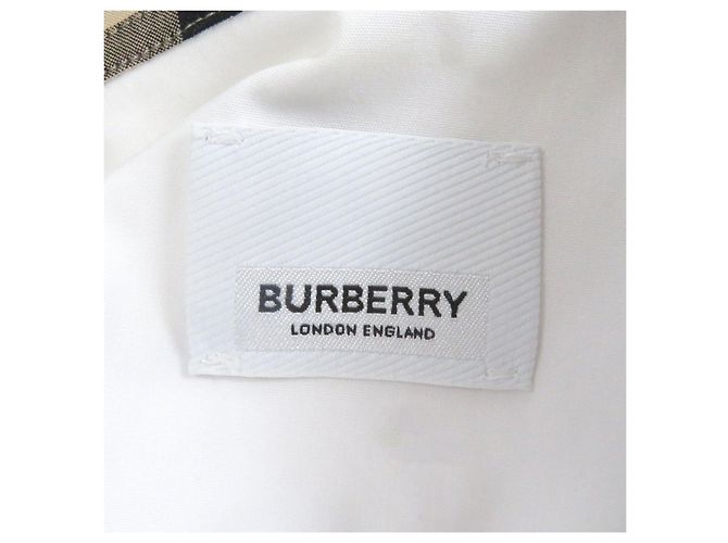 Camicia a Maniche Corte Burberry Bianco - vista 7