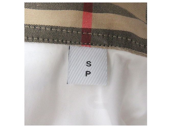 Camicia a Maniche Corte Burberry Bianco - vista 8