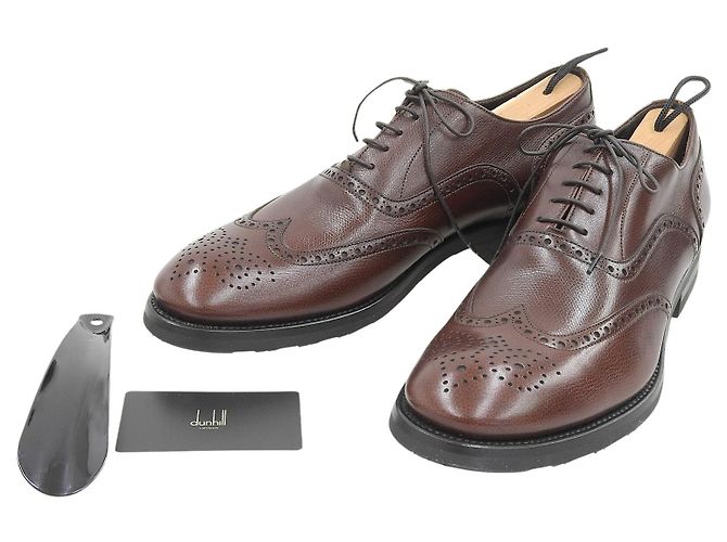 Alfred Dunhill Dunhill Leder Brogue Schuhe Braun - Ansicht 2