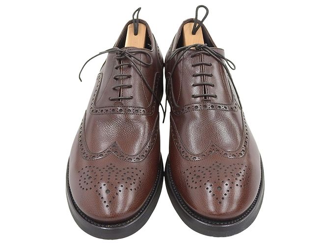 Alfred Dunhill Dunhill Leder Brogue Schuhe Braun - Ansicht 4