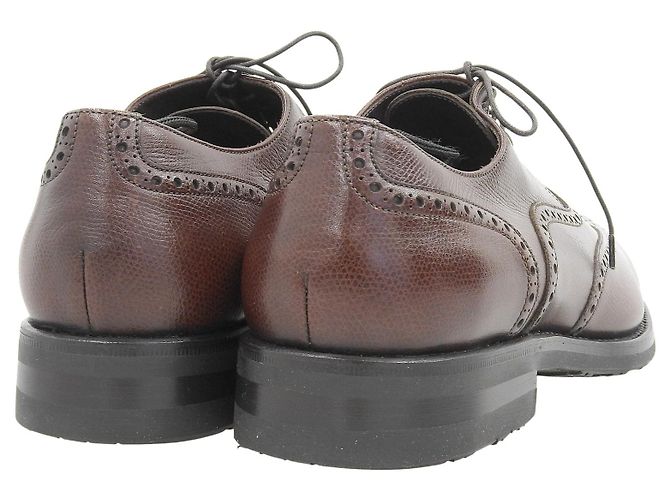 Alfred Dunhill Dunhill Leder Brogue Schuhe Braun - Ansicht 5