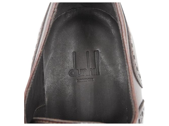 Alfred Dunhill Dunhill Leder Brogue Schuhe Braun - Ansicht 7