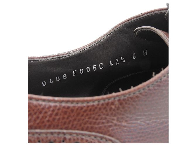 Alfred Dunhill Dunhill Leder Brogue Schuhe Braun - Ansicht 8