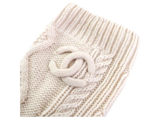 Timeless Conjunto de 2 piezas de cachemira COCO Mark de Chanel - Artículos para el hogar Negro Beige - vista 10