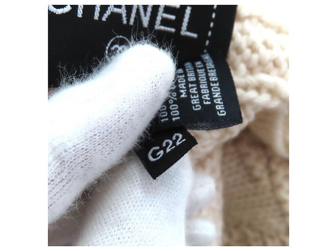 Timeless Conjunto de 2 piezas de cachemira COCO Mark de Chanel - Artículos para el hogar Negro Beige - vista 13
