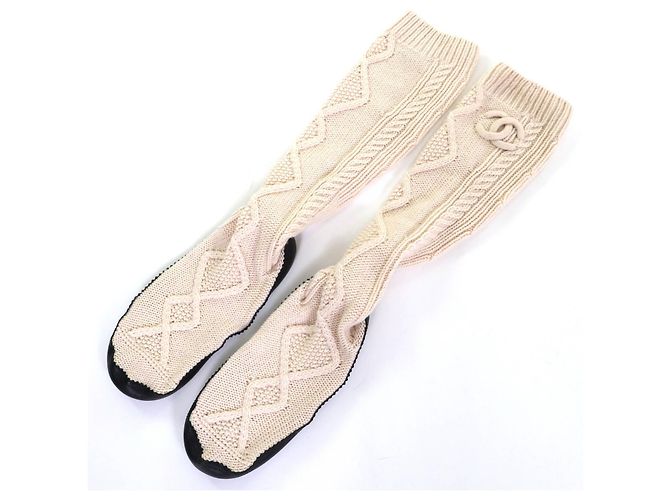 Timeless Conjunto de 2 piezas de cachemira COCO Mark de Chanel - Artículos para el hogar Negro Beige - vista 9