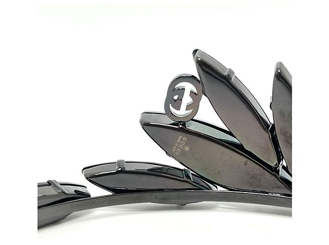 Accessorio per capelli GG Crystal e Bijou di GUCCI Nero - vista 7