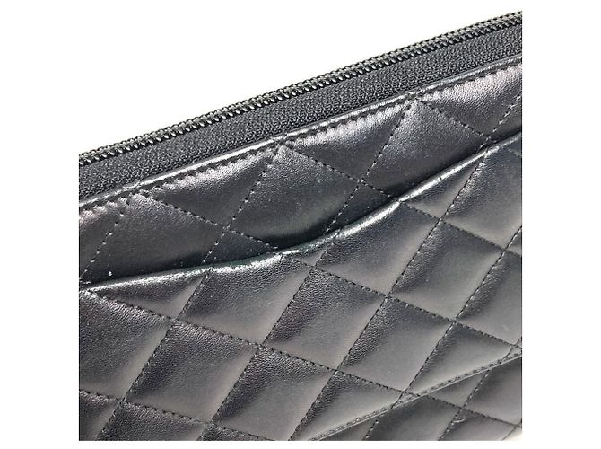 Cartera Larga Línea Cambon de Chanel Negro Rosa - vista 11