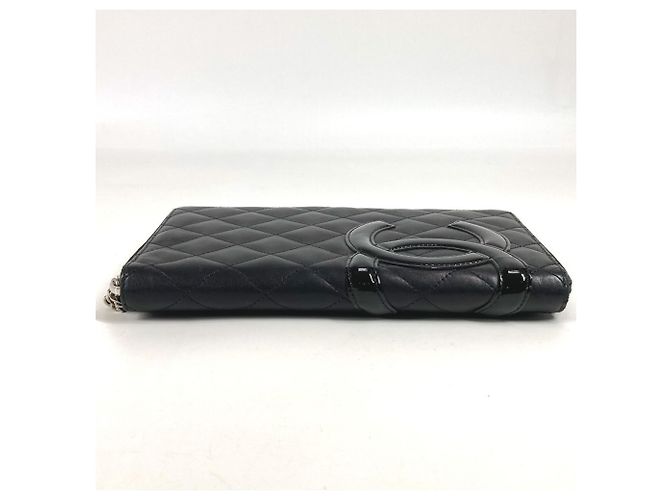 Cartera Larga Línea Cambon de Chanel Negro Rosa - vista 5