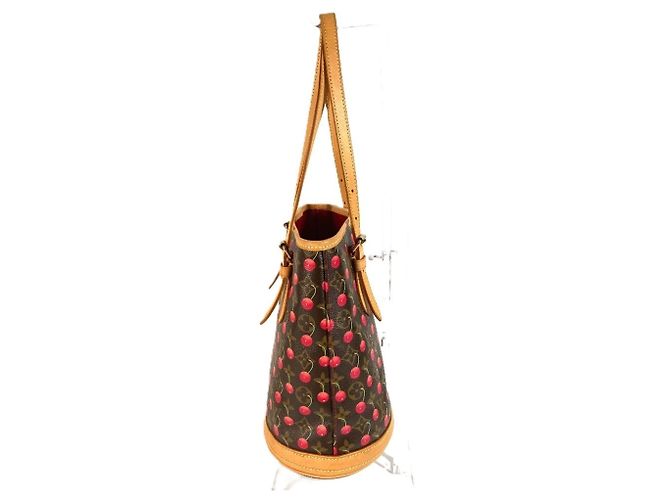 Bucket Louis Vuitton Monogram Kirschtasche Braun Rot Monogramm - Ansicht 4