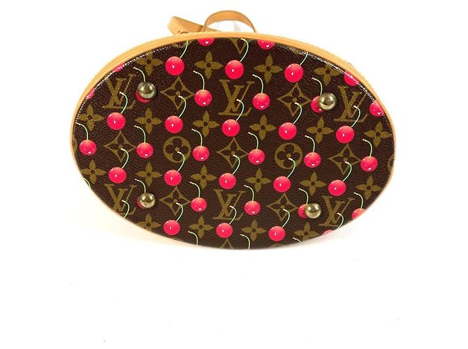 Bucket Louis Vuitton Monogram Kirschtasche Braun Rot Monogramm - Ansicht 5