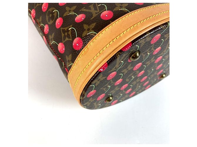 Bucket Louis Vuitton Monogram Kirschtasche Braun Rot Monogramm - Ansicht 6