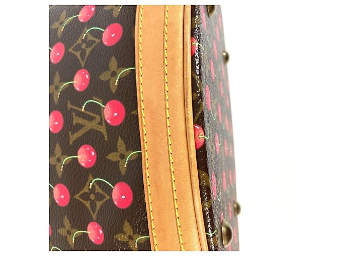 Bucket Louis Vuitton Monogram Kirschtasche Braun Rot Monogramm - Ansicht 8