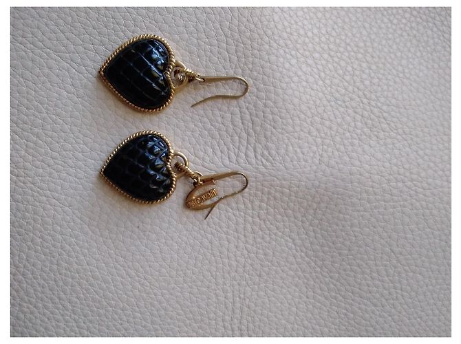 Collana Lunga Just Cavalli in Acciaio con Cuori in Onice Nero D'oro - vista 9