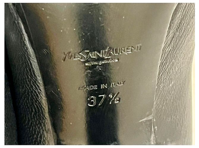 Yves Saint Laurent YSL Rive Gauache Facile 105 ankle boots Nero - vista 8