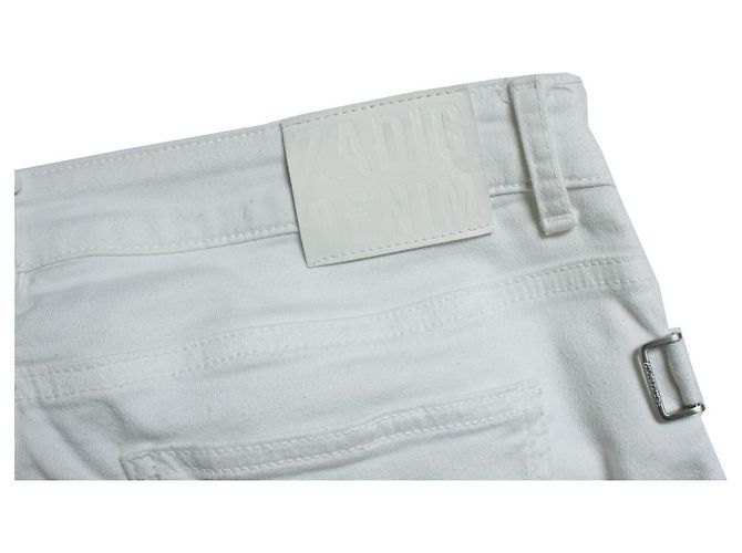 Zadig & Voltaire, jeans blancos - vista 6