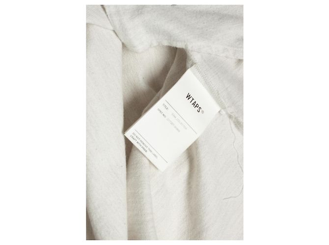 Autre Marque Camiseta oversized con logo WTAPS Blanco - vista 5
