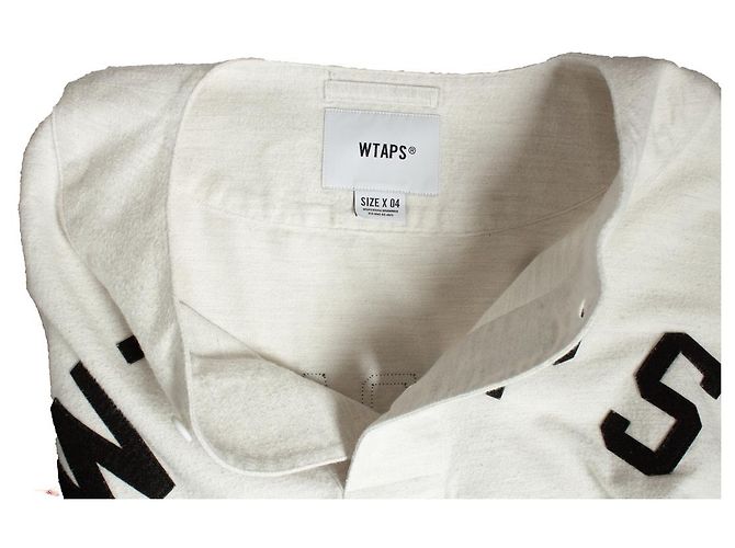 Autre Marque Camiseta oversized con logo WTAPS Blanco - vista 6