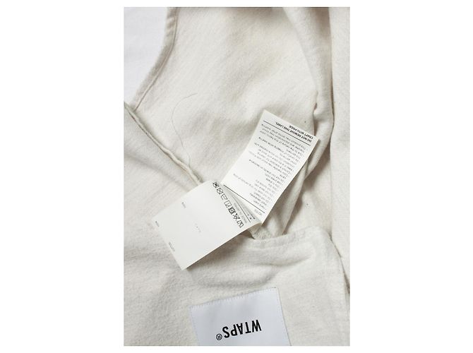 Autre Marque Camiseta oversized con logo WTAPS Blanco - vista 7