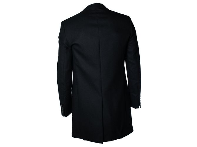 Schwarze Fischgrät-Blazerjacke von Saint Laurent 2018 - Ansicht 6