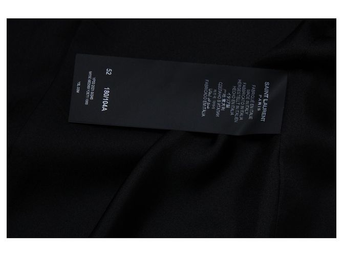 Schwarzer Seidenblazer von Saint Laurent 2021 - Ansicht 3