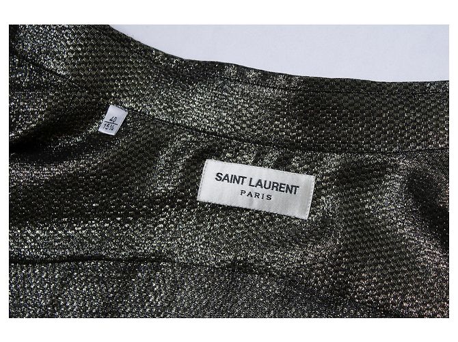 Camisa de lurex dorado Saint Laurent 2018 - vista 8