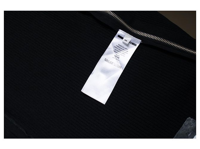 Alexander Mcqueen McQ, schwarzes Strickkleid mit Stretch - Ansicht 7
