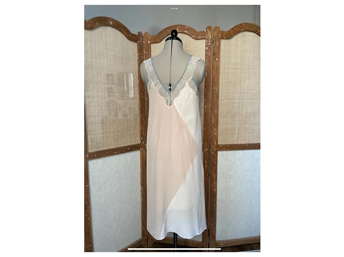 Zadig & Voltaire Seidenkleid Lang Colorblock - Ansicht 2